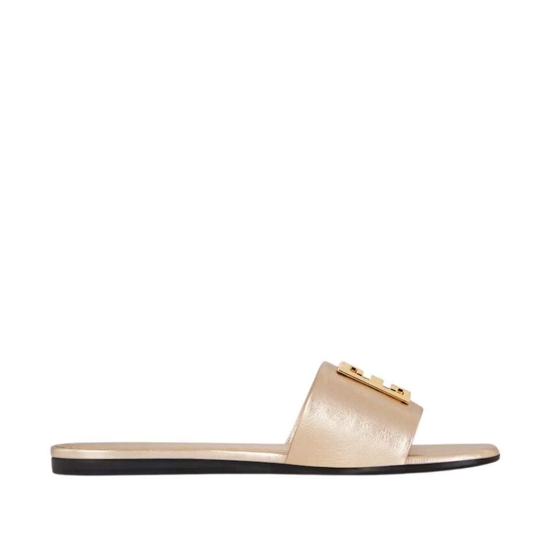 GIVENCHY 4G FLAT MULES IN LAMINATED LEATHER - Image 6