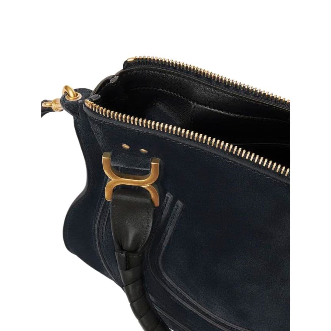 CHLOE MARCIE DOUBLE CARRY BAG MIDNIGHT BLUE - Image 2
