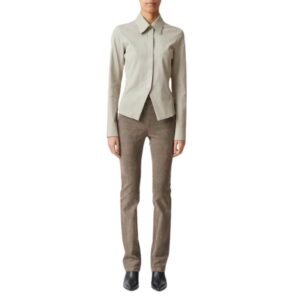 STOULS VALENTINE LEATHER CHINO PANTS