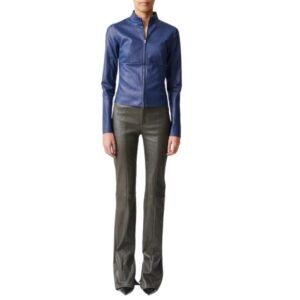 STOULS KAM PANTS LEATHER TAPERED PANTS