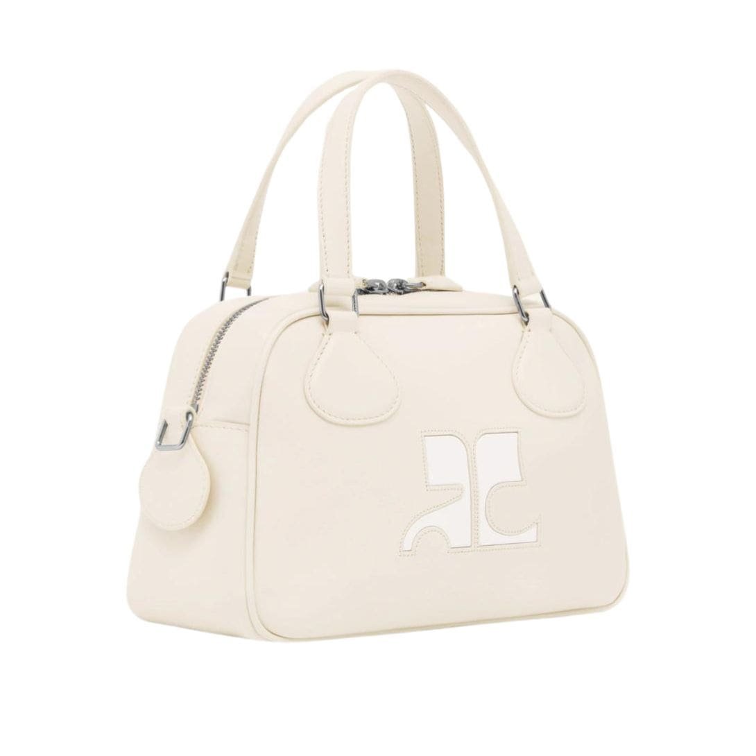 COURREGES REEDITION LEATHER BOWLING BAG - Image 2