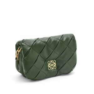 LOEWE GOYA PUFFER MINI BAG IN SHINY LAMBSKIN