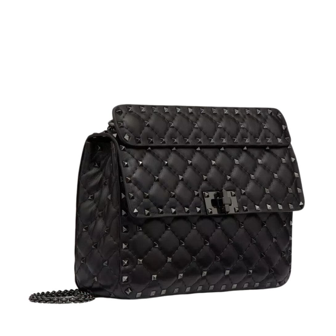 VALENTINO GARAVANI MEDIUM NAPPA ROCKSTUD SPIKE BAG - Image 4