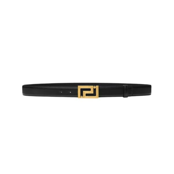 VERSACE GRECA LEATHER BELT 3 CM