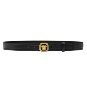 VERSACE LA MEDUSA LEATHER BELT 5 CM