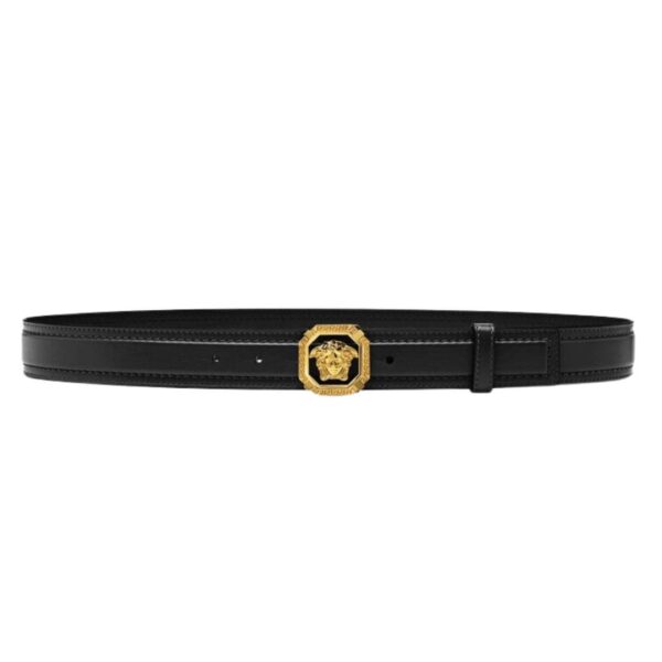 VERSACE LA MEDUSA LEATHER BELT 5 CM