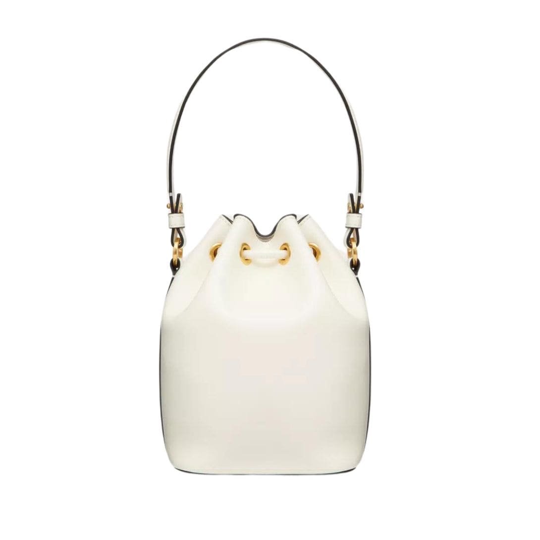 VALENTINO GARAVANI MINI VLOGO SIGNATURE BUCKET BAG IN NAPPA LEATHER - Image 4