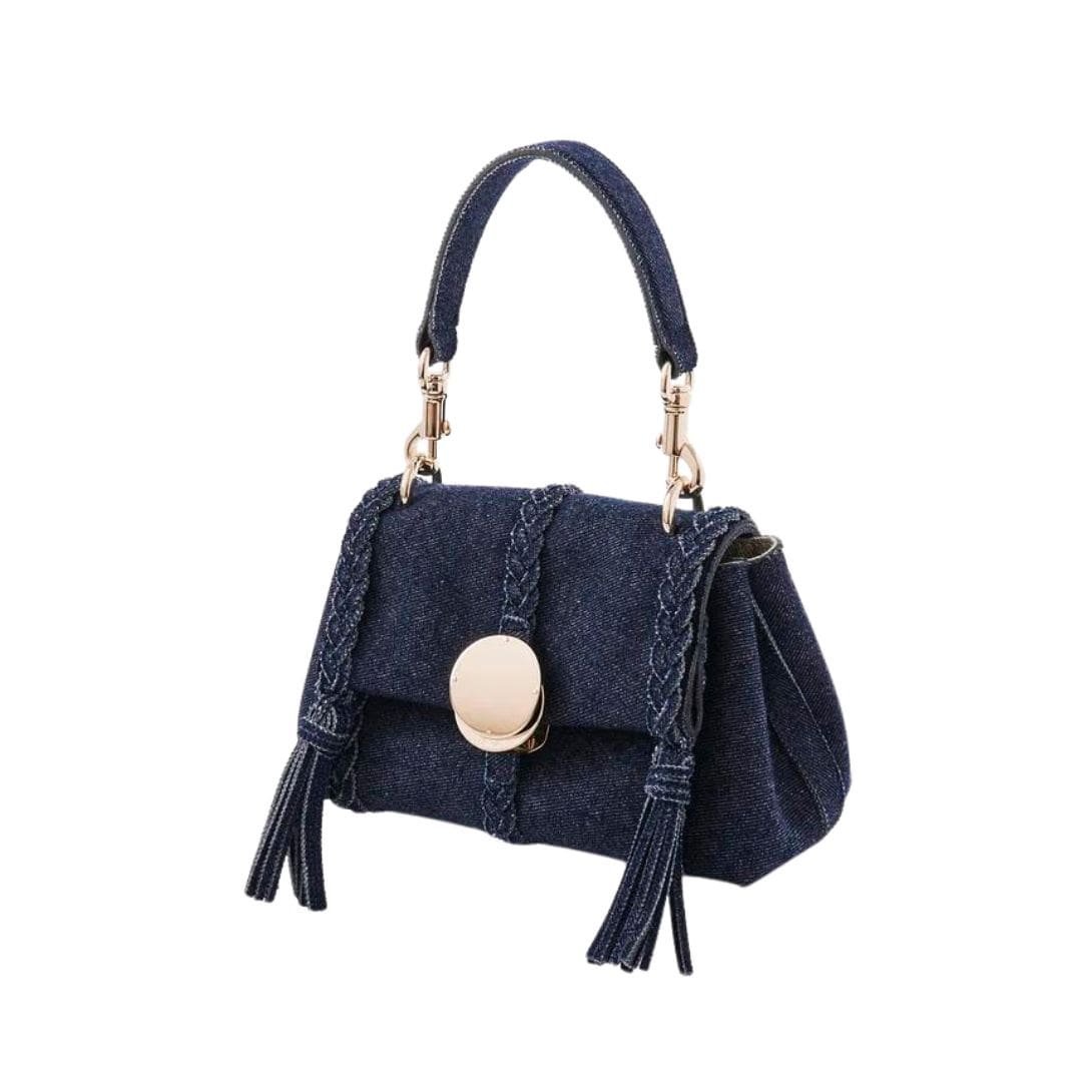 CHLOE PENELOPE MINI SOFT SHOULDER BAG DENIM - Image 2