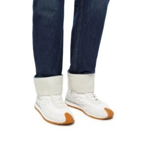 LOEWE FLOW RUNNER IN NYLON AND SUEDE