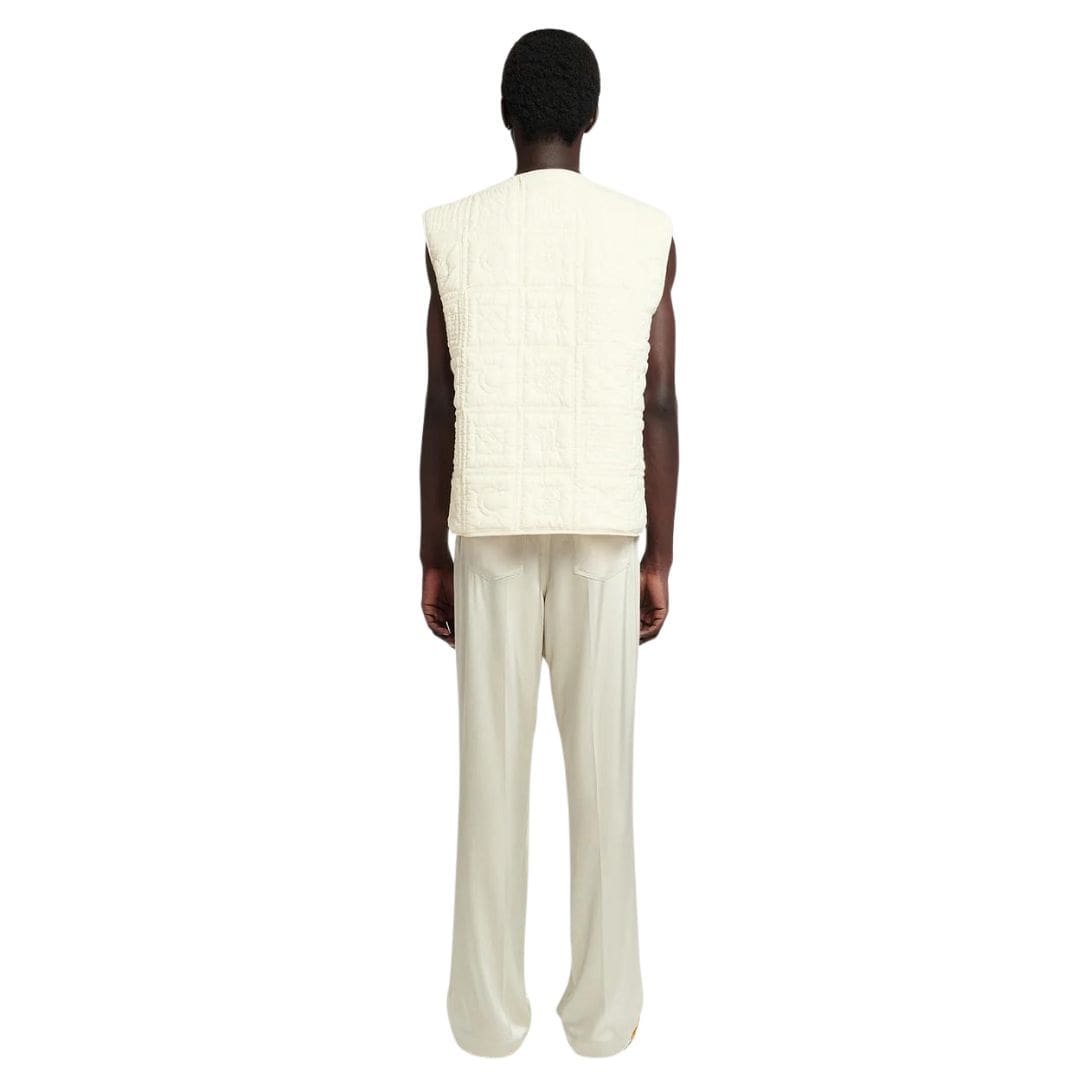 NANUSHKA MACEN SATIN PANTS PORCELAIN - Image 4