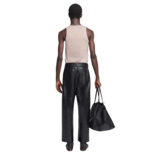 NANUSHKA FERRE REGENERATED LEATHER PANTS