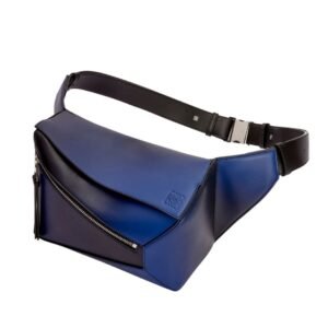LOEWE SMALL PUZZLE BUM BAG IN SILK CALFSKIN