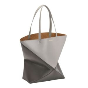 LOEWE XL PUZZLE FOLD TOTE BAG IN SHINY CALFSKIN