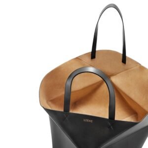 LOEWE XXL PUZZLE FOLD TOTE BAG IN SHINY CALFSKIN