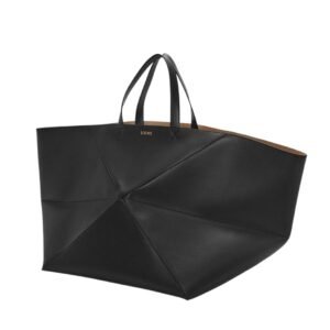 LOEWE XXL PUZZLE FOLD TOTE BAG IN SHINY CALFSKIN