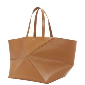 LOEWE XXL PUZZLE FOLD TOTE BAG IN SHINY CALFSKIN