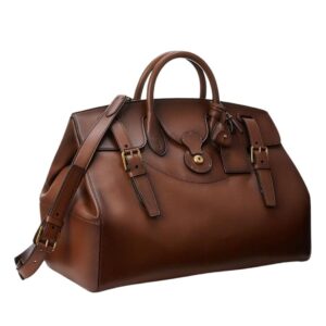 RALPH LAUREN COOPER BURNISHED CALFSKIN DUFFEL