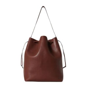 THE ROW BELVEDERE TOTE BAG IN LEATHER