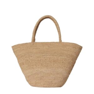 THE ROW EMILIE BAG IN RAFFIA