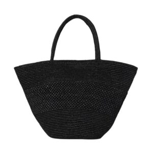 THE ROW EMILIE BAG IN RAFFIA