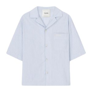 NANUSHKA MAXTON STRIPED SHIRT BLUE