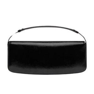 COURREGES SLEEK NAPLAK LEATHER BAGUETTE BAG