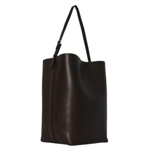 THE ROW LARGE NS SHOULDER BAG IN LEATHER