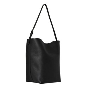 THE ROW LARGE NS SHOULDER BAG IN LEATHER