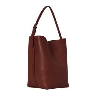 THE ROW MEDIUM NS SHOULDER BAG IN LEATHER