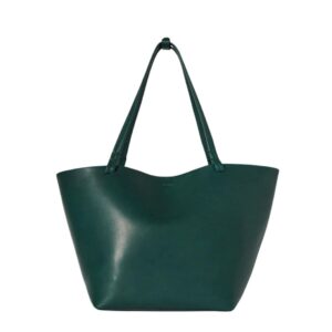 THE ROW PARK TOTE THREE BAG IN LEATHER