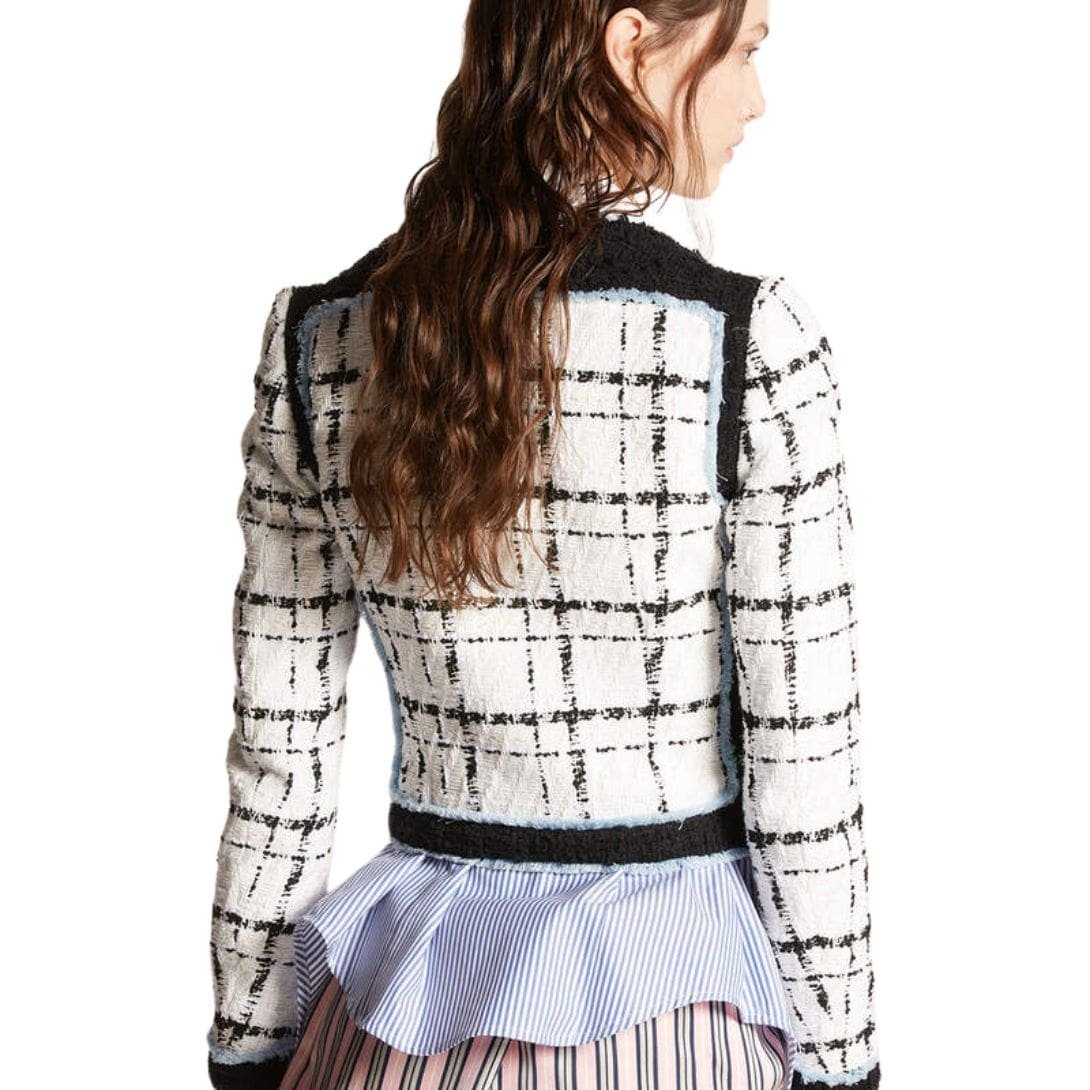 DSQUARED2 BOUCLÉ LONG SLEEVES CORSET BLAZER - Image 5