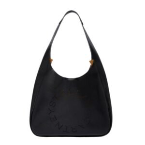 STELLA MCCARTNEY LOGO SLOUCHY HOBO TOTE BAG