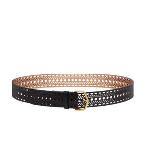 ALAIA NEO VIENNE BELT IN CALFSKIN