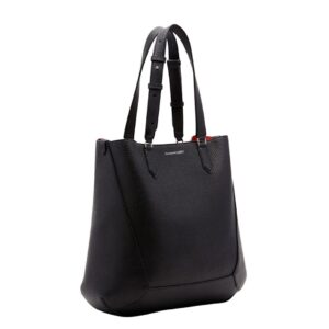 ALEXANDER MCQUEEN MANS THE GRIP EAST WEST TOTE BAG IN BLACK