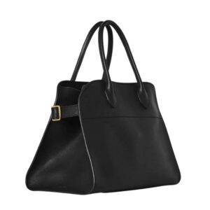 THE ROW SOFT MARGAUX 12 BAG IN LEATHER