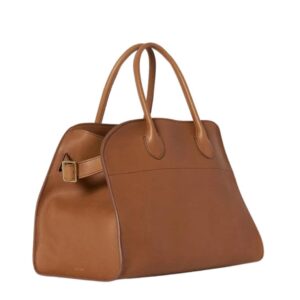 THE ROW SOFT MARGAUX 12 BAG IN LEATHER