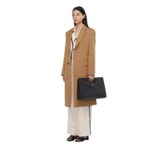 MCM DIAMOND TOTE IN EMBOSSED LEATHER BLACK