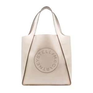 STELLA MCCARTNEY LOGO SQUARE TOTE BAG