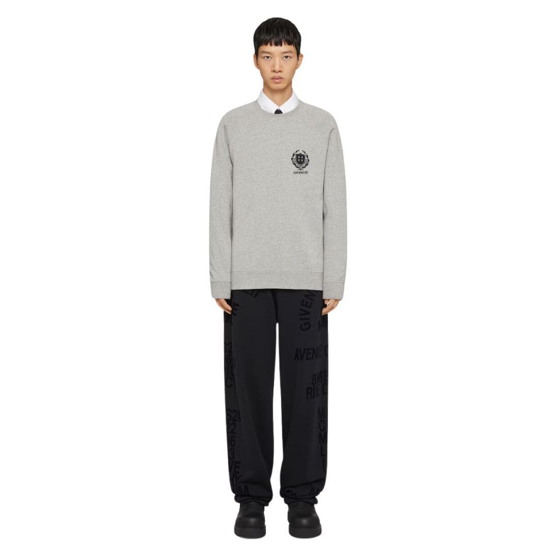 GIVENCHY CREST SLIM FIT SWEATSHIRT IN FLEECE - Image 2