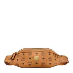 MCM FURSTEN BELT BAG IN VISETOS COGNAC