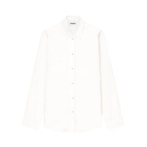 NANUSHKA KALEB LIGHT POPLIN SHIRT WHITE