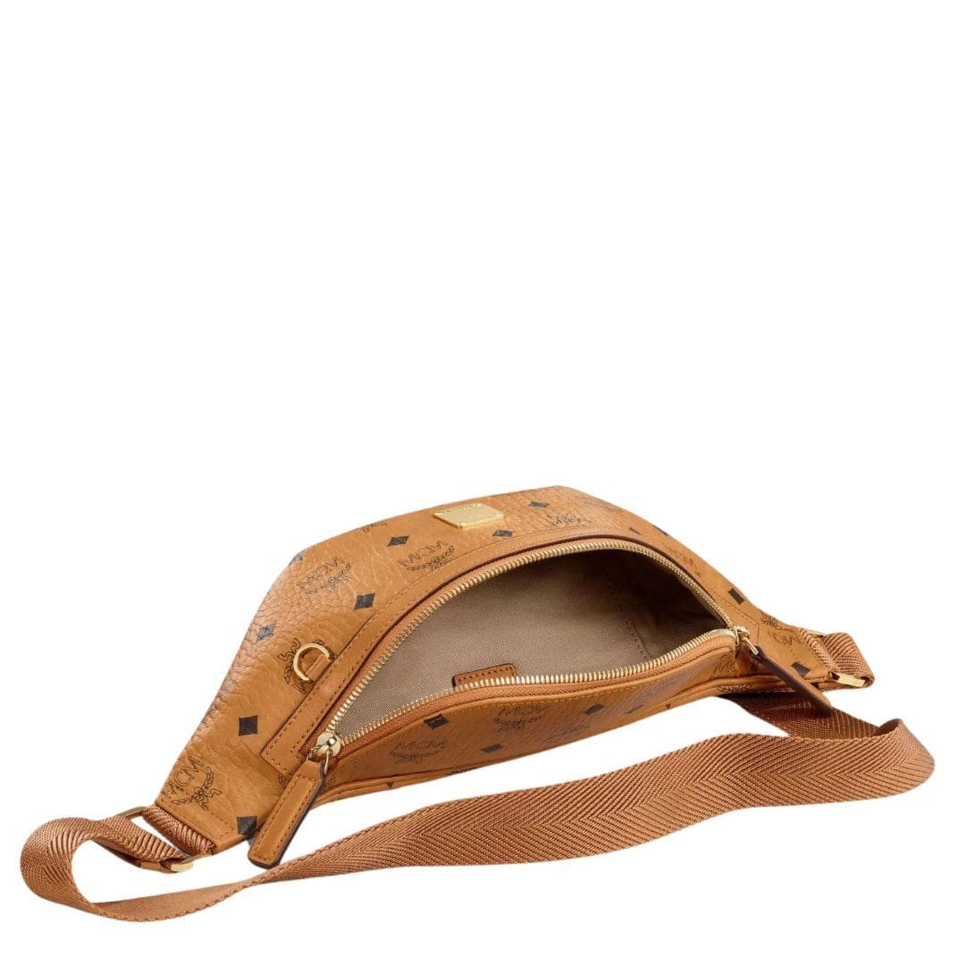 MCM FURSTEN BELT BAG IN VISETOS COGNAC - Image 2