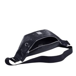 MCM FURSTEN BELT BAG IN VISETOS COGNAC BLACK