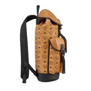 MCM BRANDENBURG BACKPACK IN VISETOS COGNAC