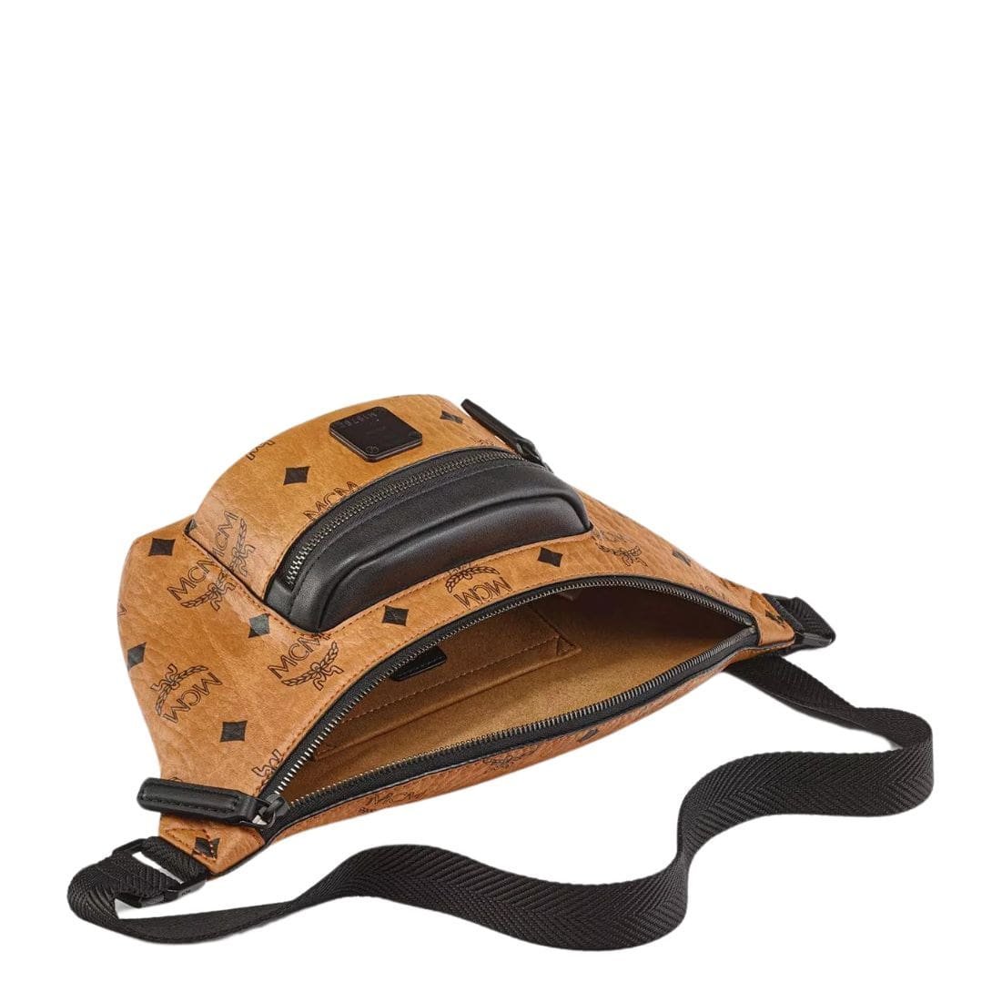 MCM FURSTEN BELT BAG IN VISETOS COGNAC - Image 2