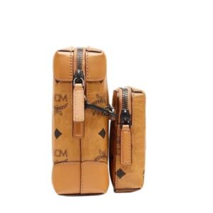 MCM KLASSIK MULTIFUNCTION CROSSBODY IN VISETOS COGNAC