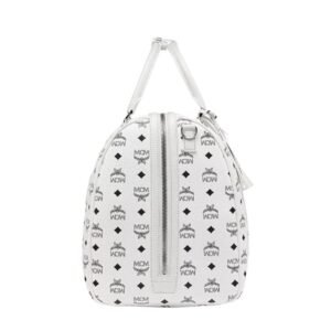 MCM OTTOMAR WEEKENDER BAG IN VISETOS WHITE