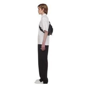 MCM MEDIUM FURSTEN BELT BAG IN MAXI MONOGRAM LEATHER BLACK