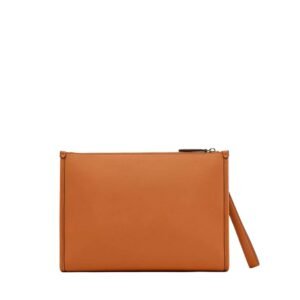 MCM LARGE AREN CROSSBODY POUCH IN SPANISH CALF LEATHER COGNAC