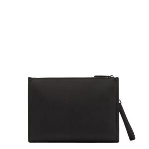 MCM LARGE AREN CROSSBODY POUCH IN SPANISH CALF LEATHER BLACK